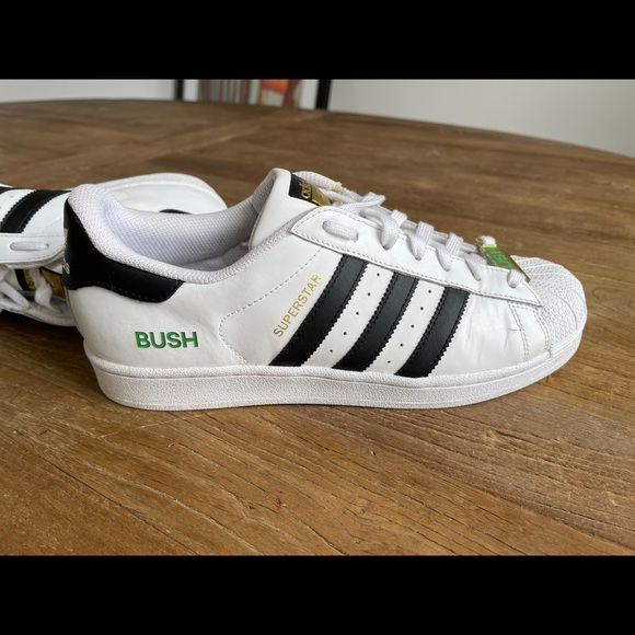 COPY - Size 8.5 - adidas Superstar White Black 2014 Rare Snoop Dogg Bush - Picture 12 of 13